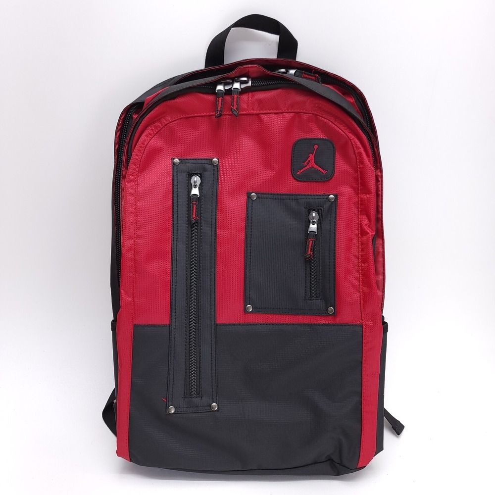 Air Jordan Jumpman Backpack Bag Varsity Red Black 9A1229-344 NEW 2009